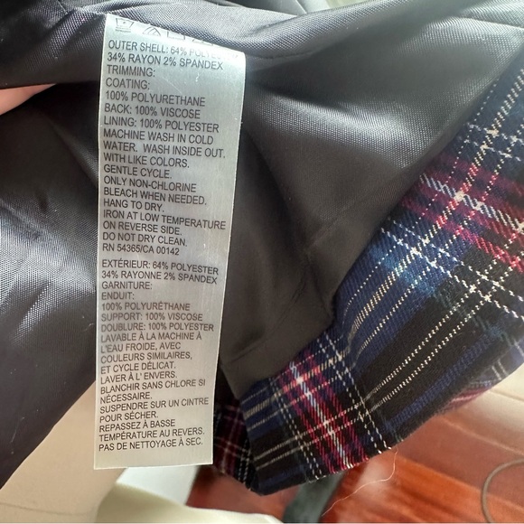 Nygard Women's Plaid Single Breasted Blazer Size L NWT - Picture 10 of 10